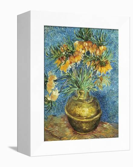 Crown Imperial Fritillaries in a Copper Vase, 1886-Vincent van Gogh-Framed Stretched Canvas