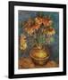 Crown Imperial Fritillaries in a Copper Vase, c.1886-Vincent van Gogh-Framed Art Print