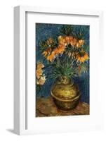 Crown Imperial Fritillaries in a Copper Vase, c.1886-Vincent van Gogh-Framed Art Print