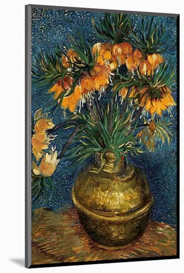Crown Imperial Fritillaries in a Copper Vase, c.1886-Vincent van Gogh-Mounted Art Print