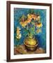 Crown Imperial Fritillaries in a Copper Vase, c.1886-Vincent van Gogh-Framed Premium Giclee Print