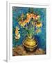 Crown Imperial Fritillaries in a Copper Vase, c.1886-Vincent van Gogh-Framed Premium Giclee Print