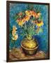 Crown Imperial Fritillaries in a Copper Vase, c.1886-Vincent van Gogh-Framed Premium Giclee Print