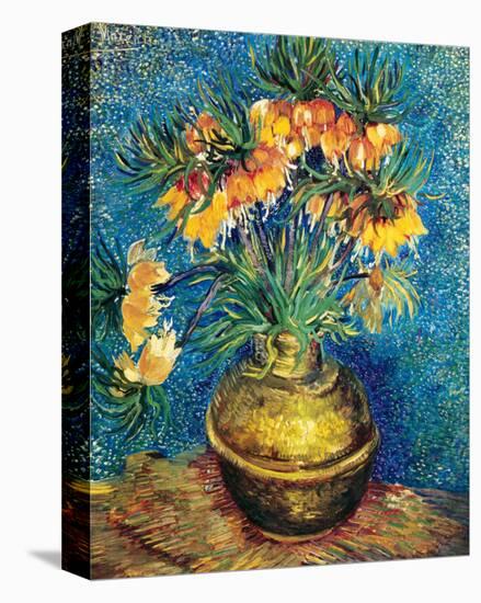 Crown Imperial Fritillaries in a Copper Vase, c.1886-Vincent van Gogh-Stretched Canvas