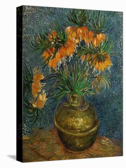 Crown Imperial Fritillaries in a Copper Vase, c.1886-Vincent van Gogh-Stretched Canvas