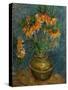 Crown Imperial Fritillaries in a Copper Vase, c.1886-Vincent van Gogh-Stretched Canvas