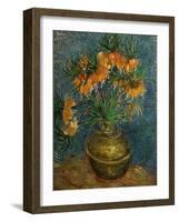 Crown Imperial Fritillaries in a Copper Vase, c.1886-Vincent van Gogh-Framed Giclee Print