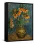 Crown Imperial Fritillaries in a Copper Vase, c.1886-Vincent van Gogh-Framed Stretched Canvas