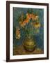 Crown Imperial Fritillaries in a Copper Vase, c.1886-Vincent van Gogh-Framed Giclee Print