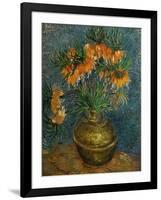 Crown Imperial Fritillaries in a Copper Vase, c.1886-Vincent van Gogh-Framed Giclee Print