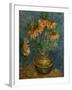 Crown Imperial Fritillaries in a Copper Vase, c.1886-Vincent van Gogh-Framed Giclee Print