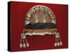 Crown in Pearls, Coral and Silver as Used by Nomadic Tribes, Morocco-null-Stretched Canvas