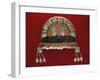 Crown in Pearls, Coral and Silver as Used by Nomadic Tribes, Morocco-null-Framed Giclee Print