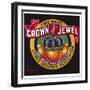 Crown Jewel Oranges Label-null-Framed Giclee Print