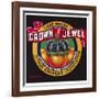 Crown Jewel Oranges Label-null-Framed Giclee Print