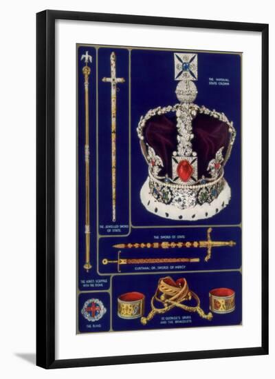 Crown Jewels of the United Kingdom, 1937-null-Framed Giclee Print