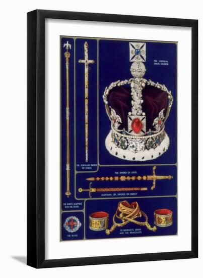 Crown Jewels of the United Kingdom, 1937-null-Framed Giclee Print