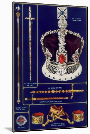 Crown Jewels of the United Kingdom, 1937-null-Mounted Giclee Print