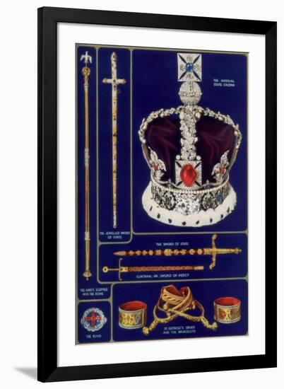 Crown Jewels of the United Kingdom, 1937-null-Framed Giclee Print