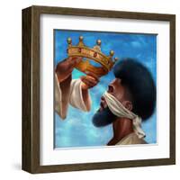 Crown Me Lord - Man-Salaam Muhammad-Framed Art Print