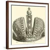 Crown of Elizabeth of Russia-null-Framed Giclee Print