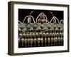 Crown of Silver-Gilt, Coral, Turquoise and Glass Paste from Samarkand, Uzbekistan-null-Framed Giclee Print