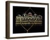 Crown of Silver-Gilt, Coral, Turquoise and Glass Paste from Samarkand, Uzbekistan-null-Framed Giclee Print