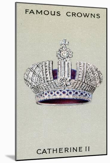 Crown of the Tsarina Catherine Ii, 1938-null-Mounted Giclee Print