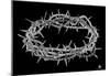 Crown of Thorns Text Poster-null-Mounted Poster