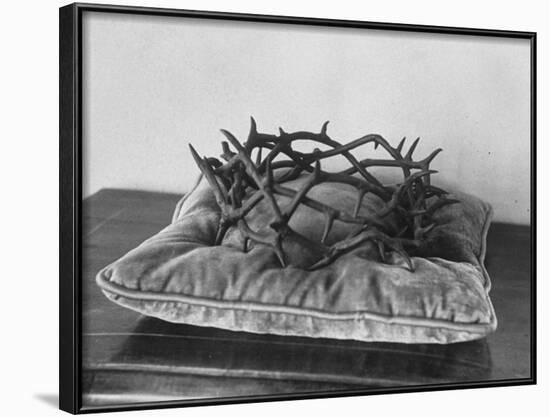 Crown of Thorns Worn by Actor in the King of Kings from Prop Collection of Cecil B. Demille-Ralph Crane-Framed Photographic Print