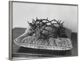 Crown of Thorns Worn by Actor in the King of Kings from Prop Collection of Cecil B. Demille-Ralph Crane-Framed Photographic Print