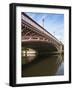 Crown Point Bridge over the River Aire, Leeds, West Yorkshire, Yorkshire, England, UK, Europe-Mark Sunderland-Framed Photographic Print