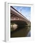 Crown Point Bridge over the River Aire, Leeds, West Yorkshire, Yorkshire, England, UK, Europe-Mark Sunderland-Framed Photographic Print