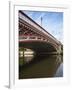 Crown Point Bridge over the River Aire, Leeds, West Yorkshire, Yorkshire, England, UK, Europe-Mark Sunderland-Framed Photographic Print