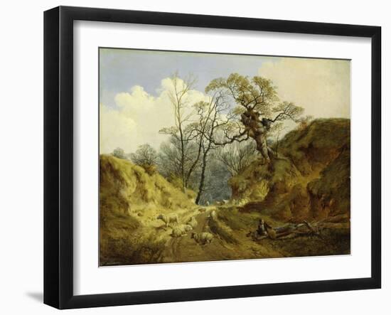 Crown Point, Whitlingham, Near Norwich, 1855-John Berney Ladbrooke-Framed Giclee Print