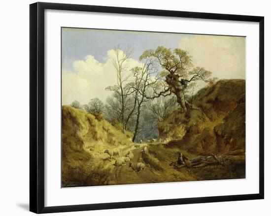 Crown Point, Whitlingham, Near Norwich, 1855-John Berney Ladbrooke-Framed Giclee Print