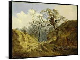 Crown Point, Whitlingham, Near Norwich, 1855-John Berney Ladbrooke-Framed Stretched Canvas