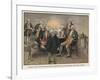 Crown Prince Frederick and Prince Henry of Prussia Wishing their Father, the King, Goodnight-Carl Rochling-Framed Giclee Print