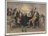 Crown Prince Frederick and Prince Henry of Prussia Wishing their Father, the King, Goodnight-Carl Rochling-Mounted Giclee Print