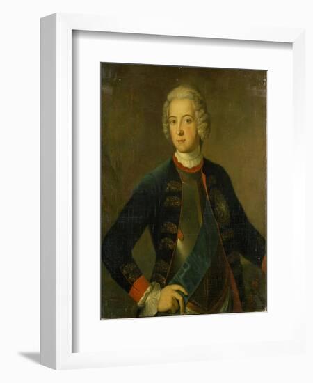 Crown Prince Frederick Ii, 1728-Pesne-Framed Giclee Print