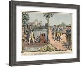 Crown Prince Frederick of Prussia at Rheinsberg and Neuruppin-Richard Knoetel-Framed Giclee Print