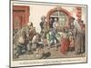 Crown Prince Frederick of Prussia Giving Bread to the Poor-Carl Rochling-Mounted Giclee Print