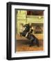 Crown Prince Rudolph of Austria (1858-89) on Horseback in the Winter Riding School of the Hofburg-null-Framed Giclee Print