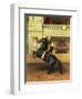 Crown Prince Rudolph of Austria (1858-89) on Horseback in the Winter Riding School of the Hofburg-null-Framed Giclee Print