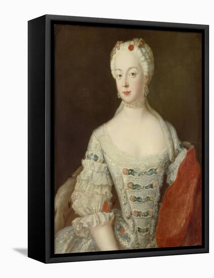 Crown Princess Elisabeth Christine Von Preussen, C.1735-Pesne-Framed Stretched Canvas