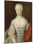 Crown Princess Elisabeth Christine Von Preussen, C.1735-Pesne-Mounted Giclee Print