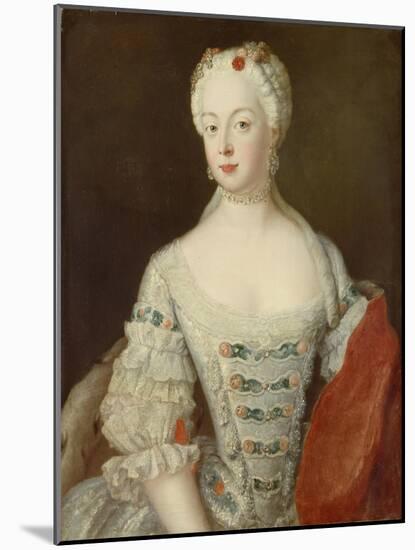 Crown Princess Elisabeth Christine Von Preussen, C.1735-Pesne-Mounted Giclee Print