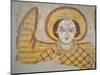 Crowned Archangel with Spread Wings, from the Cathedral of Faras, Sudan (Fresco)-Coptic-Mounted Premium Giclee Print