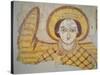 Crowned Archangel with Spread Wings, from the Cathedral of Faras, Sudan (Fresco)-Coptic-Stretched Canvas