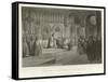 Crowning of the Emperor Charlemagne-Alonzo Chappel-Framed Stretched Canvas